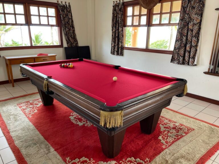 Red Pool Table